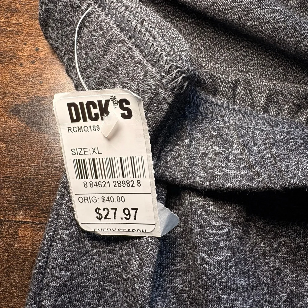 Women’s Gray Sweatpants & Joggers XL with Gold WF‎ Logo
